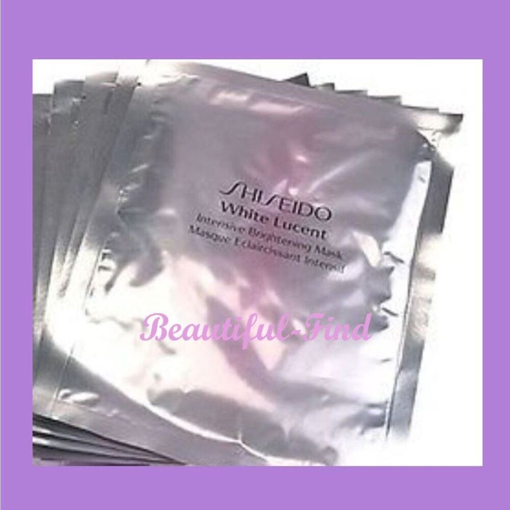 5X Shiseido White Lucent Intensive Brightening Mask - 5 Sheets TOTAL